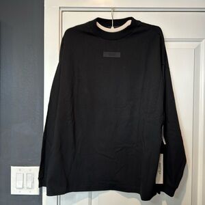 Fear of God Essentials long sleeve Black shirt NWT